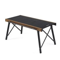 Naturehike Square Fold IGT Quick Opening Folding Table - Black(88*44*42-62)